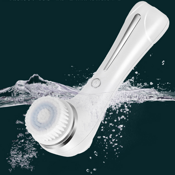 Electric facial cleansing brush