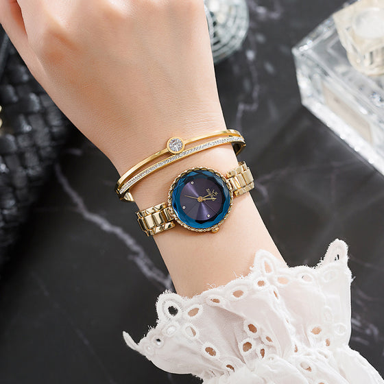 Watch Set Women Luxury Bracelet Necklace Gift For Girlfriend