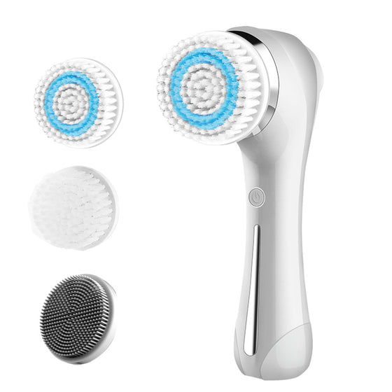 Electric facial cleansing brush