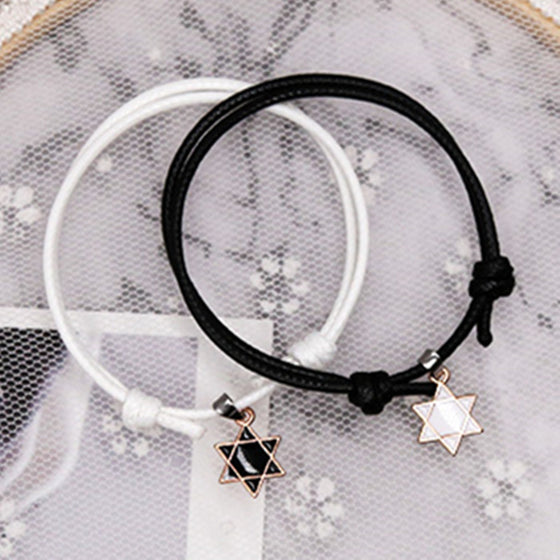 Hexagon Star Couple Bracelet