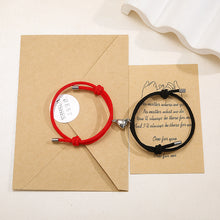  Simple Nylon Love Magnetic Bracelet