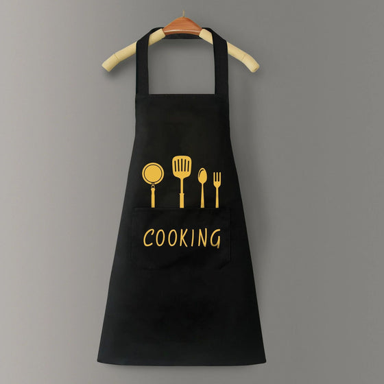 Home Kitchen Waterproof And Oil Proof Apron Cute Version Customization