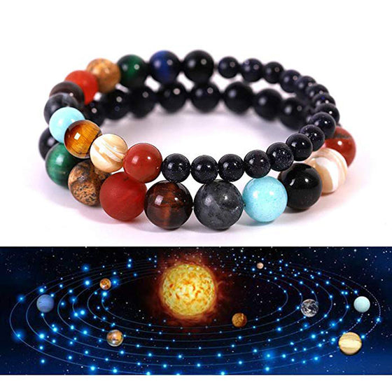 Eight Planets Bracelet Couple