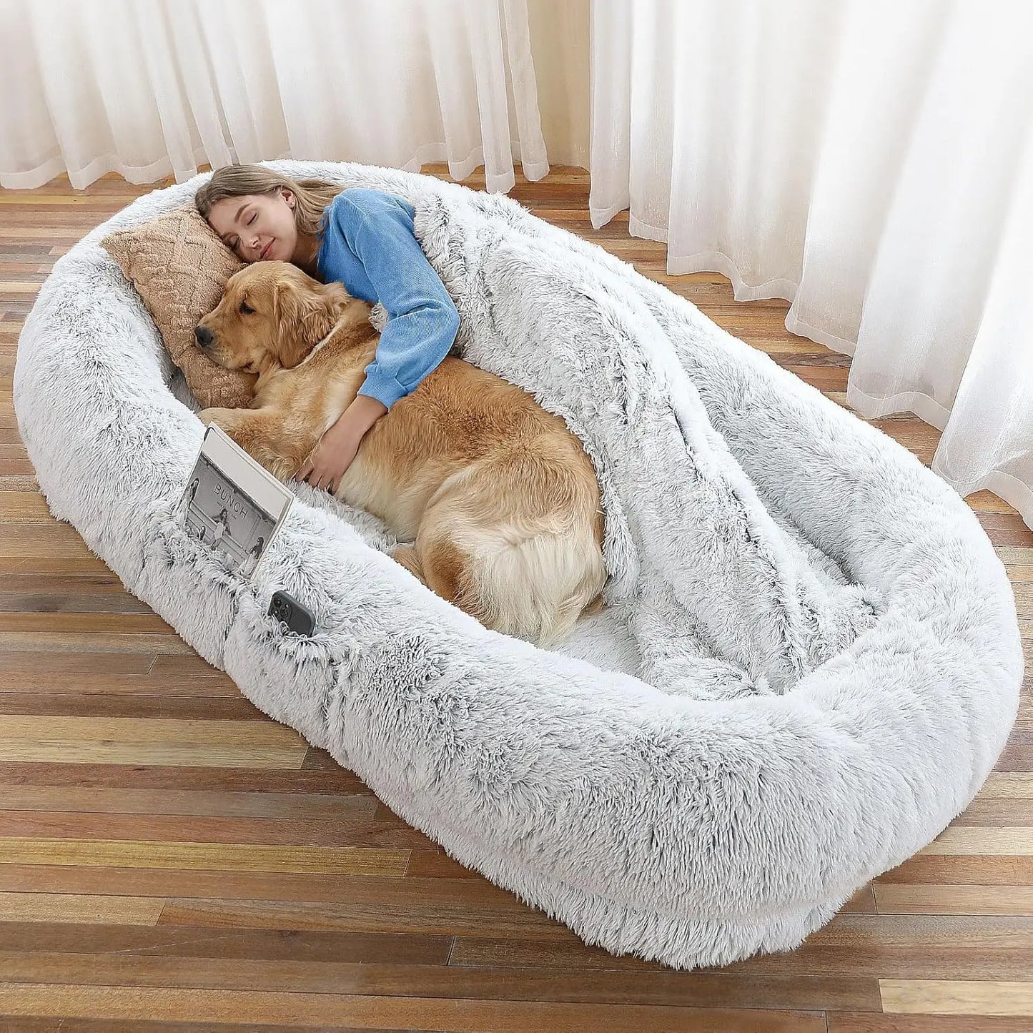 Cozy Human Dog Bed