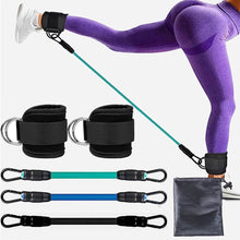 Ankle Strap Resistance Bands Hip Leg Strength Pull Rope Fitness Elastic Training Home Yoga Pilate Crossfit Workout Gym Equipment