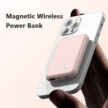  Mini Fast Charging Magnetic Wireless Power Bank 5000 MAh Portable