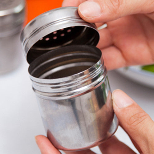 Kitchen Stainless Steel Pepper Condiment Jar