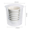 Kitchen Large Round Plastic Draining Dish Rack